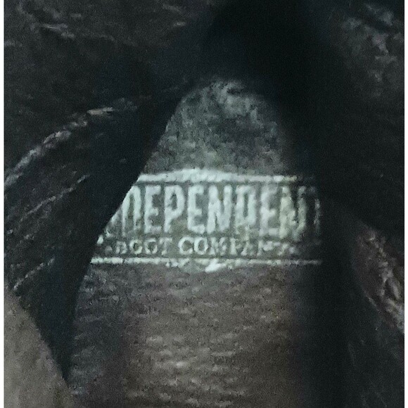 Independent Boot Co Brown Leather Moto Ankle Boot Harness Strap Made Mexico 6.5 - Picture 8 of 11